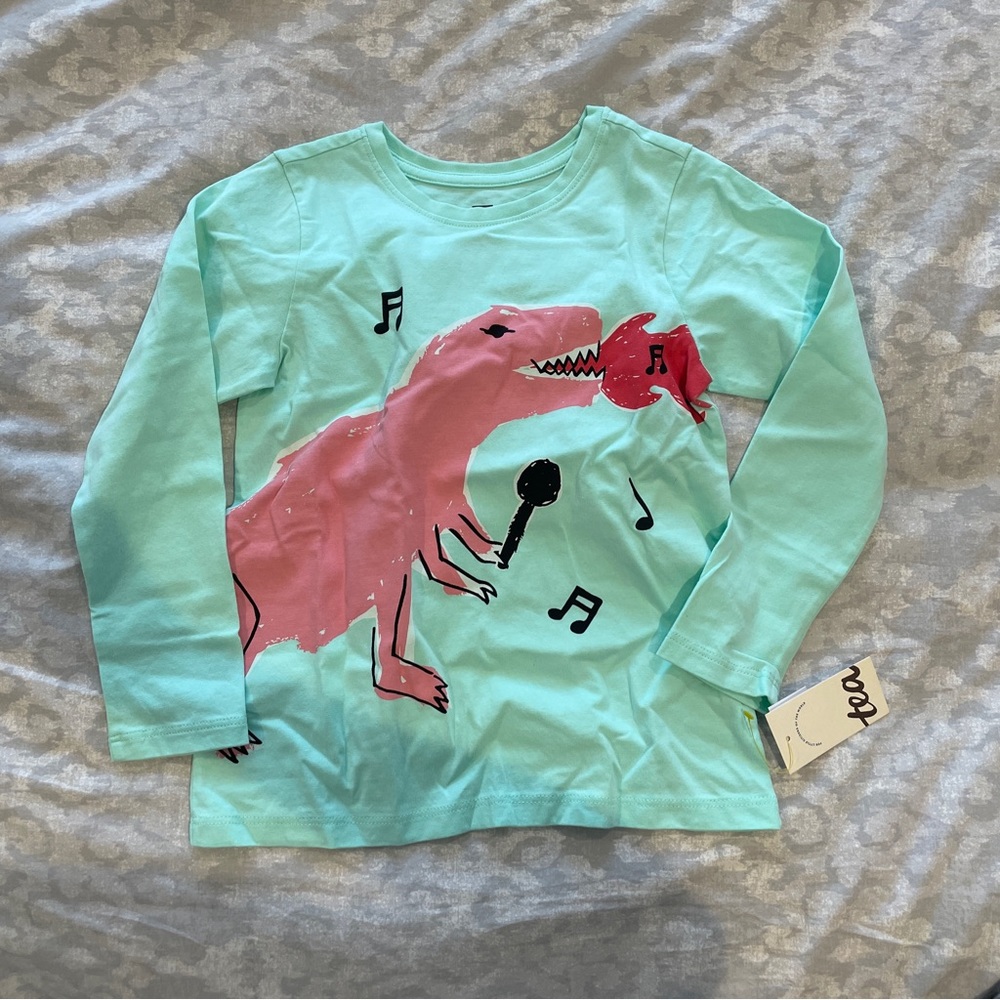 NWT tea collection dinosaur t shirt